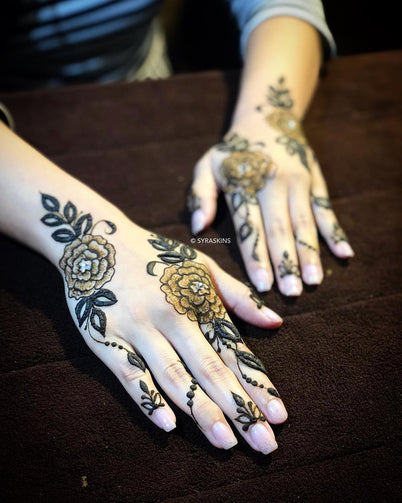 Henna Class 3 - Botanical Design (3 Hours) - SyraSkins Pte. Ltd.