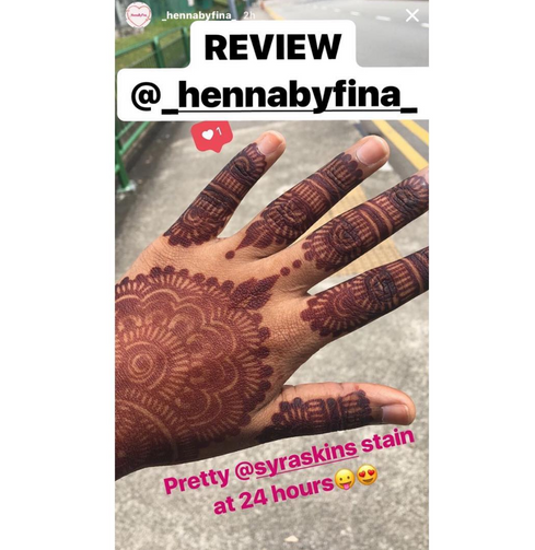 1 Fresh Henna Cone - SyraSkins Pte. Ltd.
