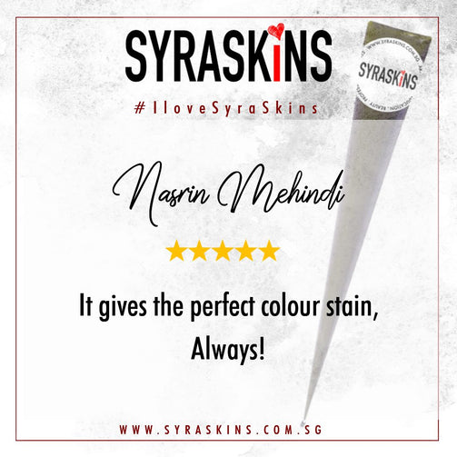 FLASH SALE 10 Fresh Henna Cones - SyraSkins Pte. Ltd.