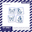 #00 Madgic Jagua - Butterflies x4