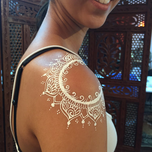 Waterproof White Henna Bottle - 100ml + 100ml - SyraSkins Pte. Ltd.